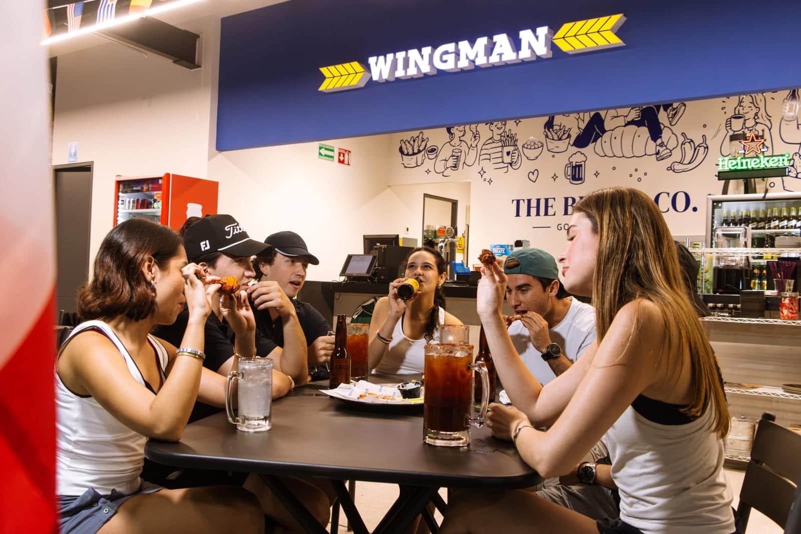 Grupo de amigos en Wingman